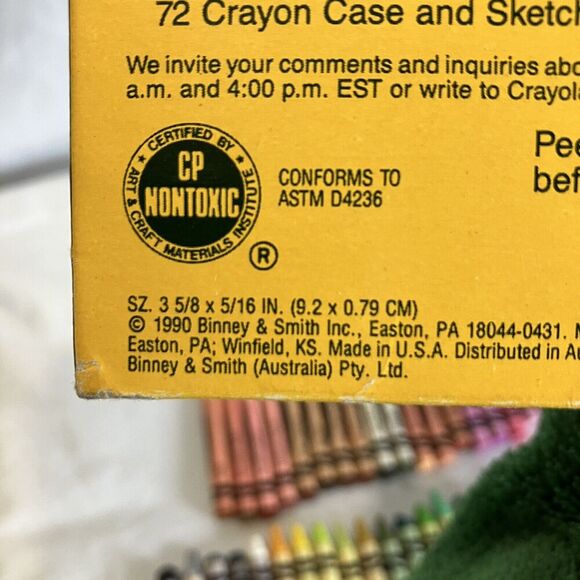X2 Vtg Crayola Crayon Box Binney & Smith Crayons Retired Colors Incomplete - Picture 12 of 16